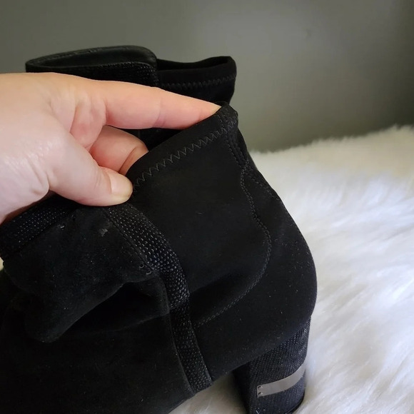 Stuart Weitzman Black Suede Booties - Picture 4 of 9